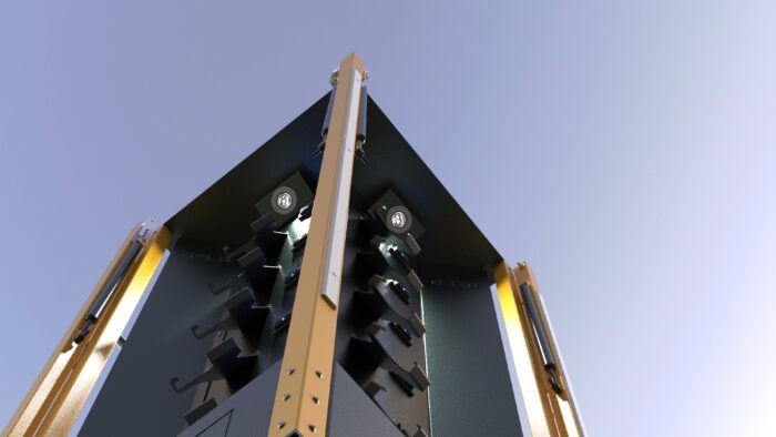 Image of the EPU-824, a portable Emergency Solar Charging Station designed for reliable emergency device charging and solar-powered device charging. This solar charging station offers efficient power for critical needs, making it the ideal emergency solar-powered device charging station during emergencies.